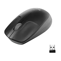 Logitech 910-005905 M190 kétkezes vezeték nélküli optikai egér szénfekete 3 gomb 1000 DPI USB 18 hónap