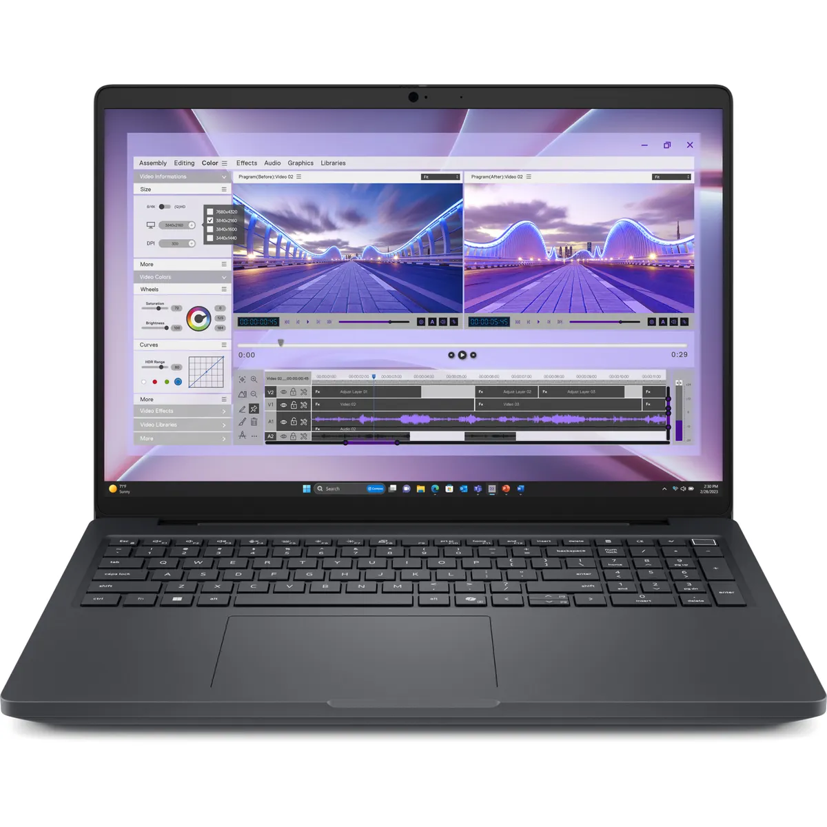 Dell BTO128_MC16250_EMEA Pro Max 16" Intel Core Ultra 7 265H 32GB DDR5 1TB SSD Intel Arc 140T NVIDIA RTX Pro 2000 Blackwell Windows 11 Pro Fekete Védőtok #1
