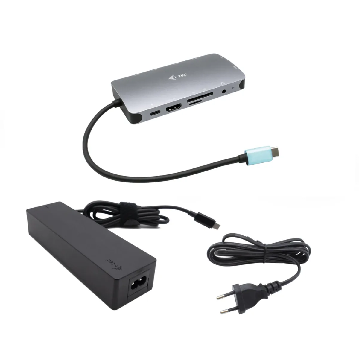 i-tec C31NANOVGA100 usb-c fém nano dokkoló hdmi vga lan 100 w power delivery 4k android chromeos #1
