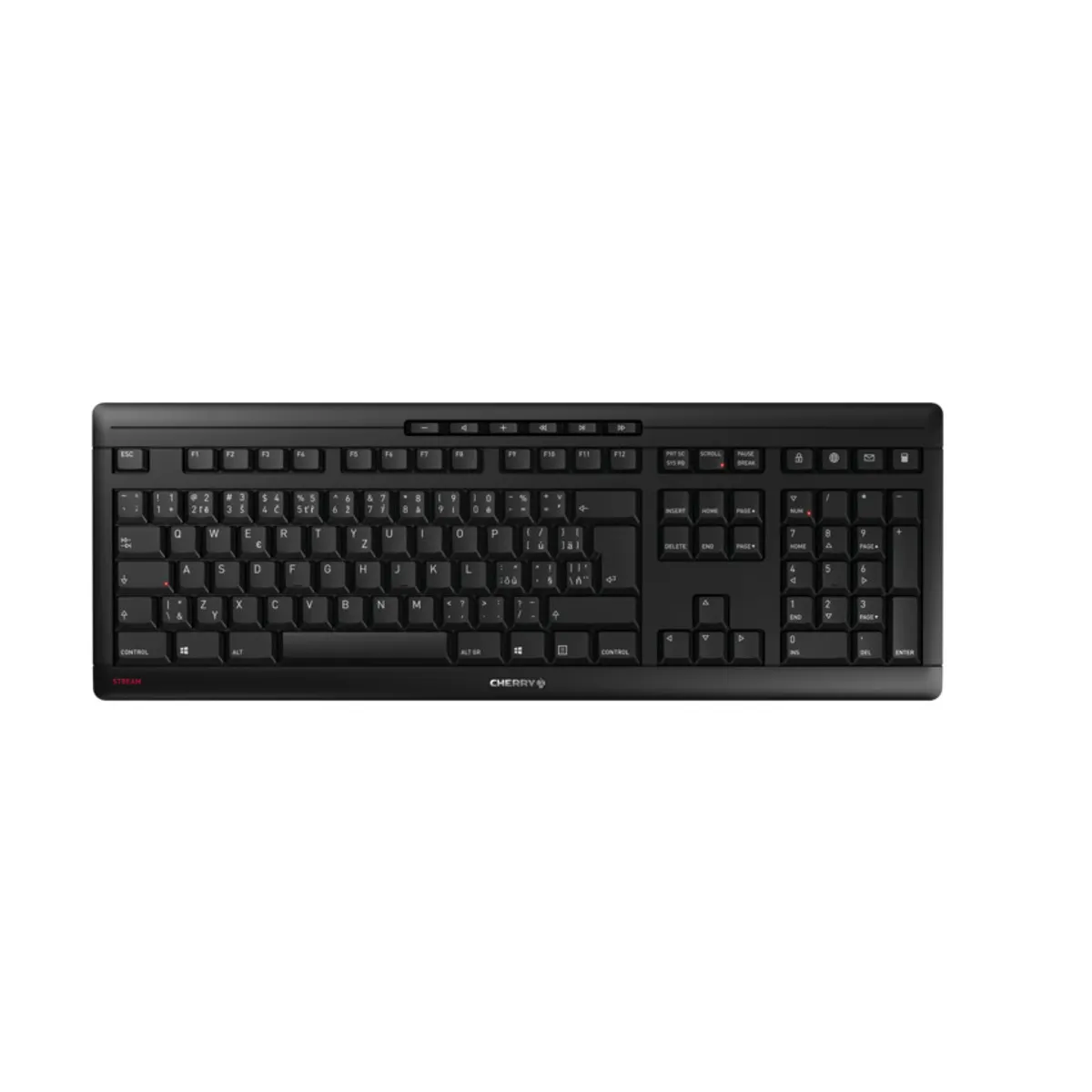 Cherry JK-8550CS-2 Stream Wireless teljes méret QWERTZ 115 billentyűs USB RF fekete #1