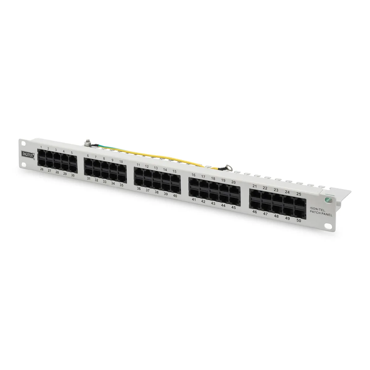 Assmann DN-91350-1 Patch Panel 50-portos Cat3 RJ-45 rack 1U szürke #1
