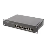 Assmann DN-80114 8-portos gigabites kapcsoló nem menedzselt 8x RJ45 10-100-1000 Mbps MAC címtábla 8000 bejegyzés 16 Gbps