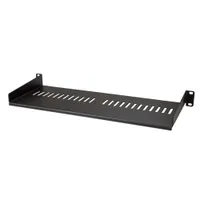 Startech.com CABSHELF1U7V szellőztetett 1U 7" rack polc acél fekete