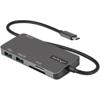 Startech.com DKT30CHSDPD USB-C többportos hub 4K HDMI, USB Power Delivery 100 W, adatátvitel 5 Gbit/s, SD MMC MicroSD olvasó, szürke