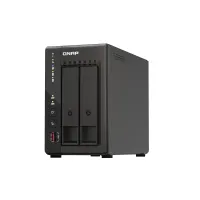QNAP TS-253E-8G TS-253E 2-fiókos NAS Intel Celeron J6412 8 GB RAM 2x 2,5 GbE 2x HDMI 1.4b 2x M.2 2280 PCIe Gen3 x2 2x USB 3.2 Gen2 2x USB 2.0