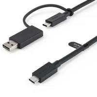Startech.com USBCCADP USB-C kábel USB-A adapterrel 1 m USB 3.2 Gen 2 fekete