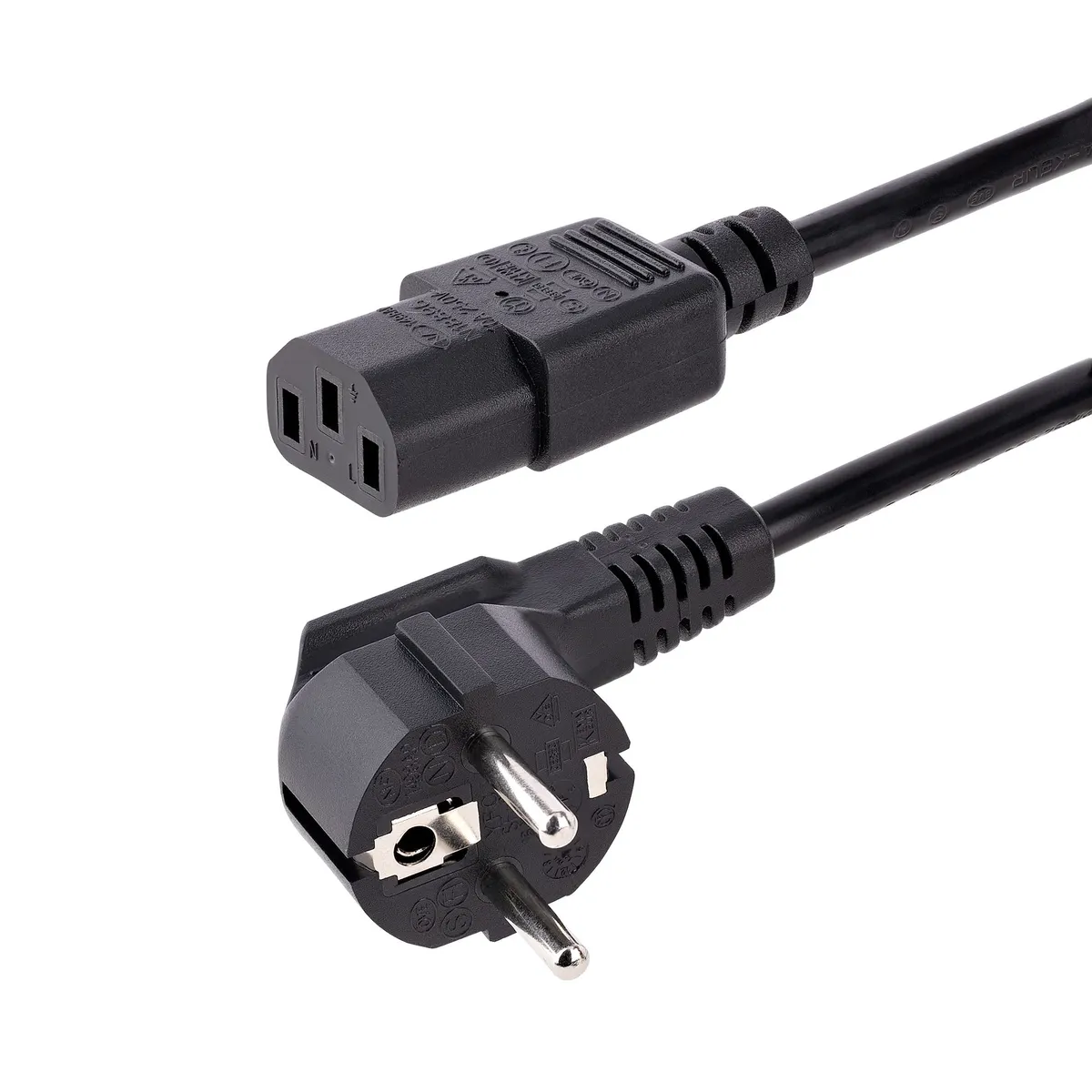 Startech.com 713E-1M-POWER-CORD Schuko-C13 tápkábel 1 m SVT 18AWG 250 V 10 A #1