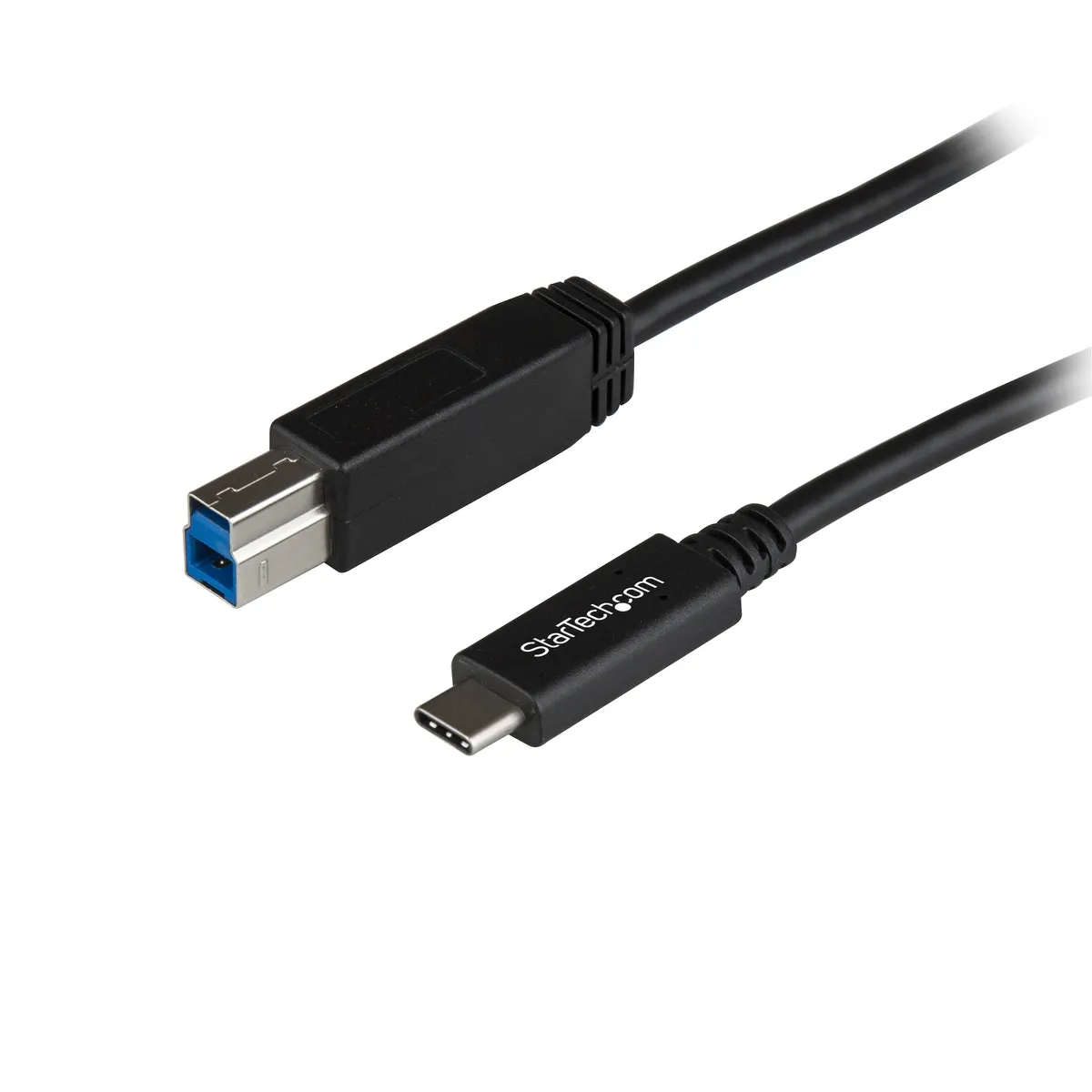 Startech.com USB31CB1M USB-C-USB-B kábel 1 m USB 3.2 Gen 2 10 Gbit/s nikkel borítású fekete #1