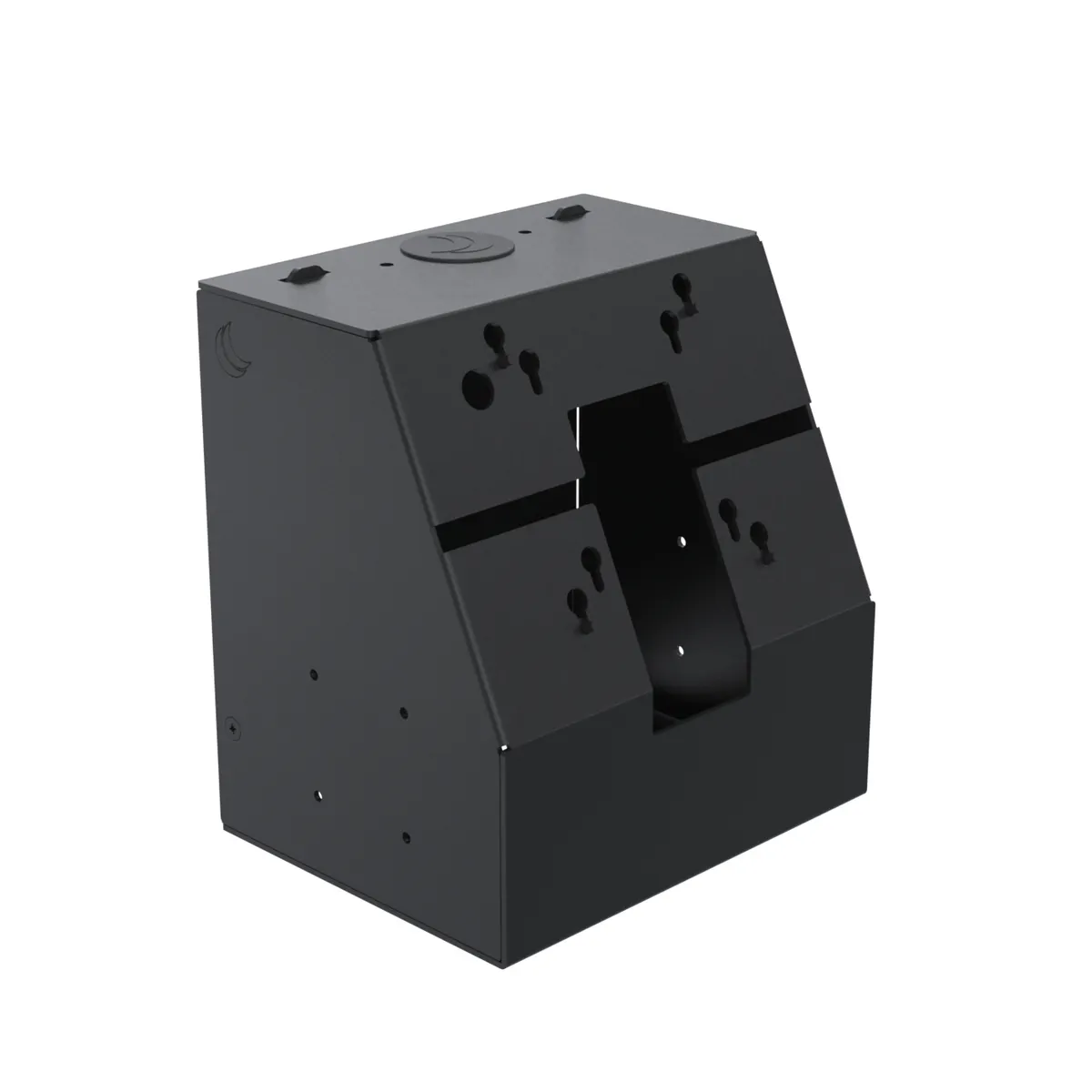 Ergonomic Solutions SPK110-02 SpacePole kiosk W206xD166xH229 mm Fekete Fém #1