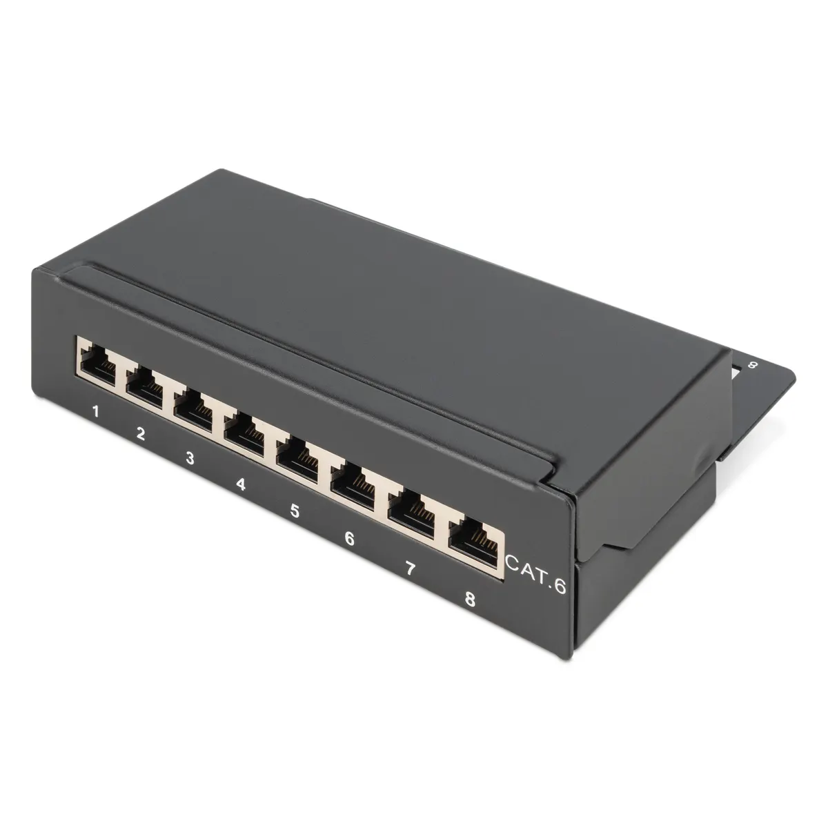 Assmann DN-91608SD patch panel cat 6 shielded RJ-45 fekete #1