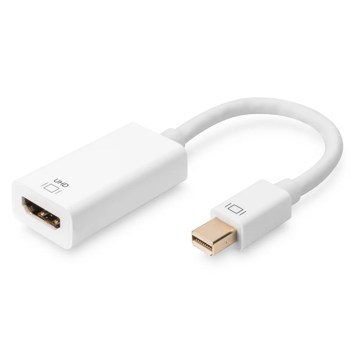 Assmann AK-340416-002-W DisplayPort-HDMI adapter kábel 0,2 m Mini DisplayPort HDMI A #1