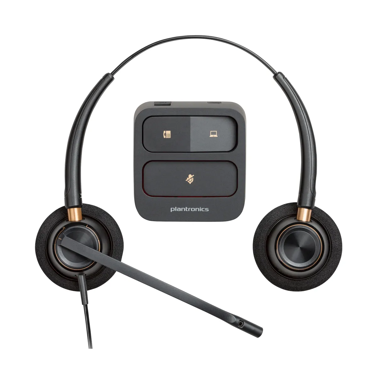 Poly 783P7AA#ABB EncorePro 520 kétfülű headset vezetékes 20-10000 Hz #1