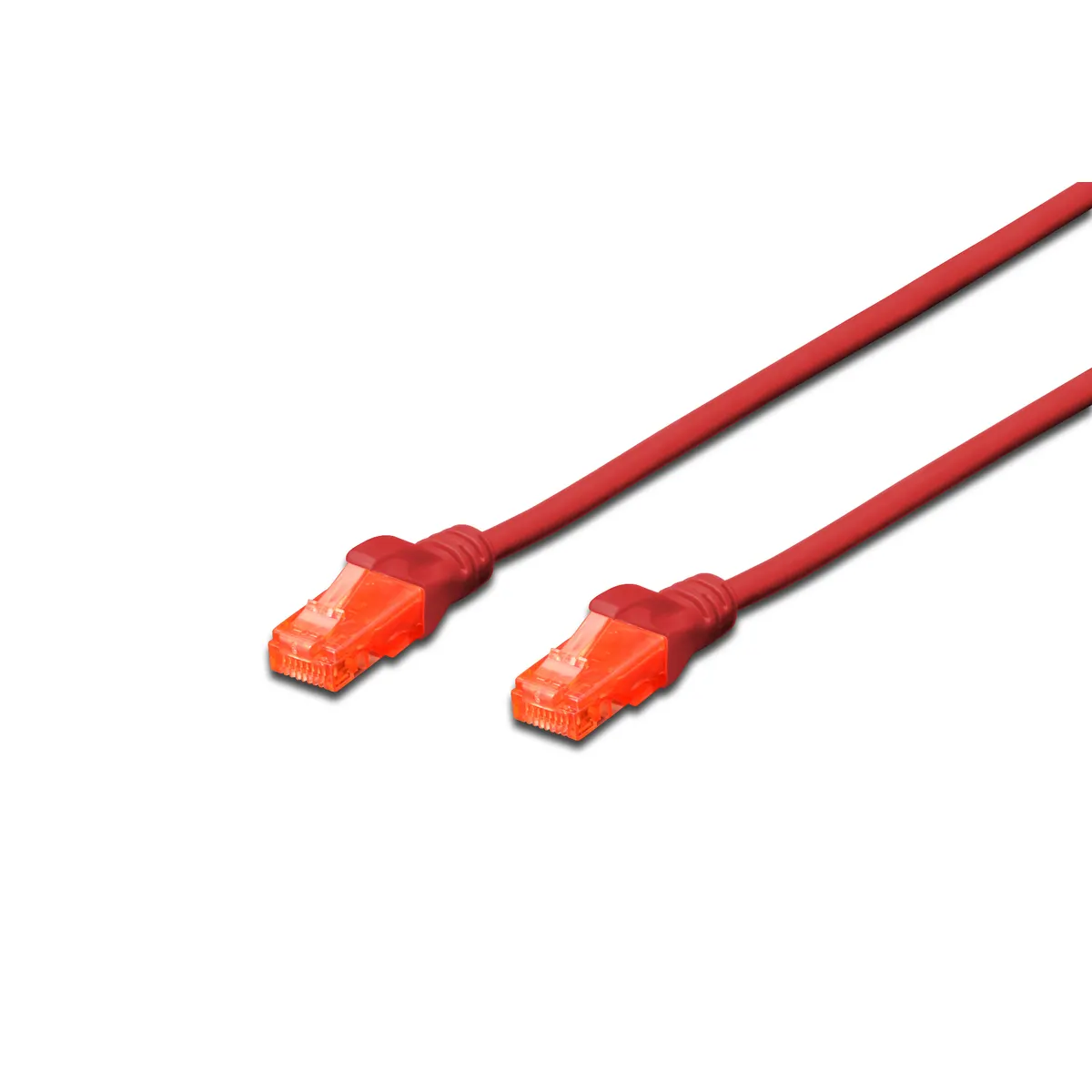 Assmann DK-1617-0025/R Patchkábel Cat6 U/UTP RJ-45 vörös 0,25 m Nikkel/arany LSZH #1