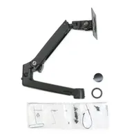 Ergotron 98-130-224 LX Dual Stacking Arm Extension and Collar Kit Matte Black