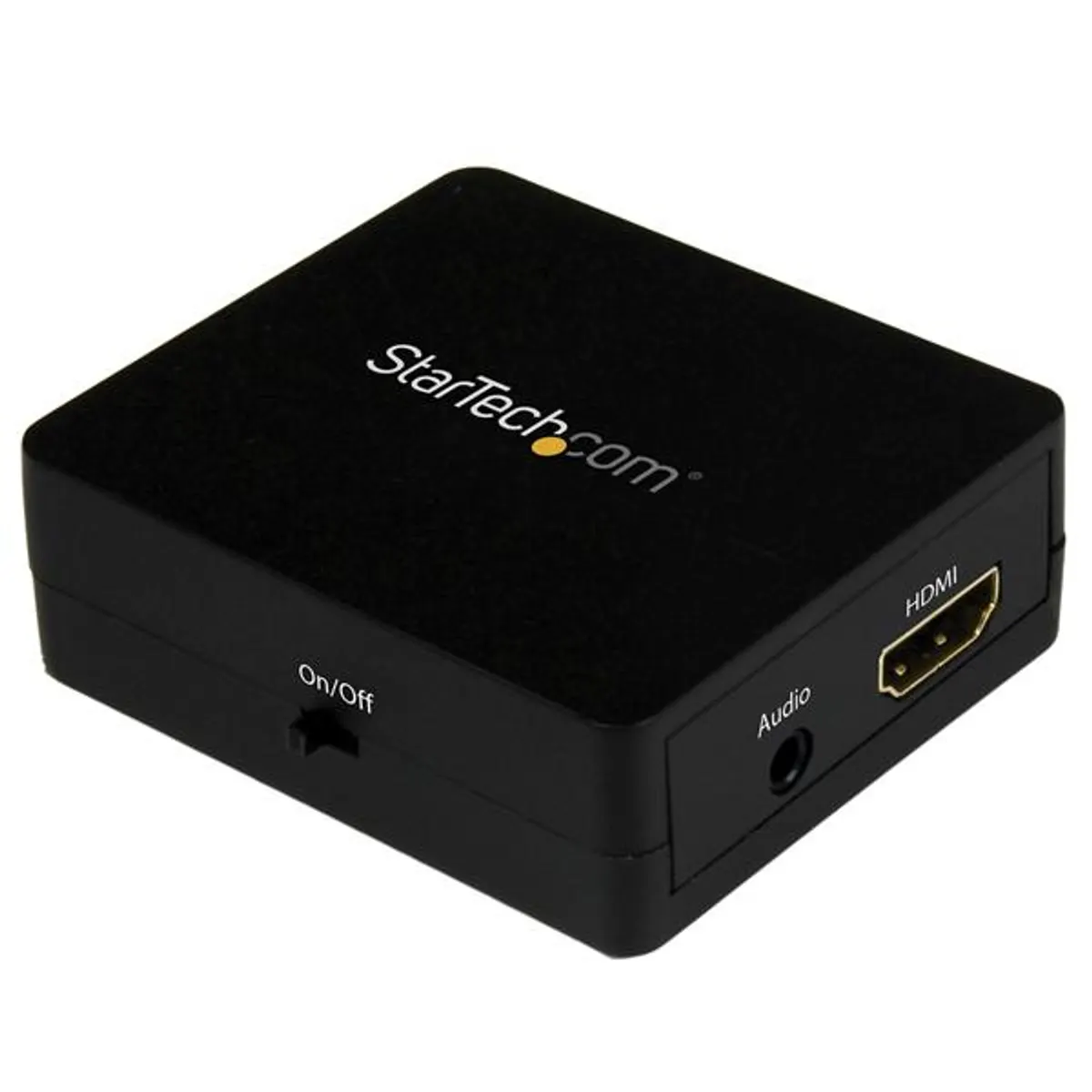 Startech.com HD2A Hdmi audio extractor 1080p 2.1 csatornás audio HDMI bemenet és kimenet 3,5 mm #1