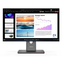 Lenovo 64B2GAT1EU ThinkVision P24Q-40 23.8" IPS 2560x1440 120Hz USB-elosztó VESA magasságigazítás