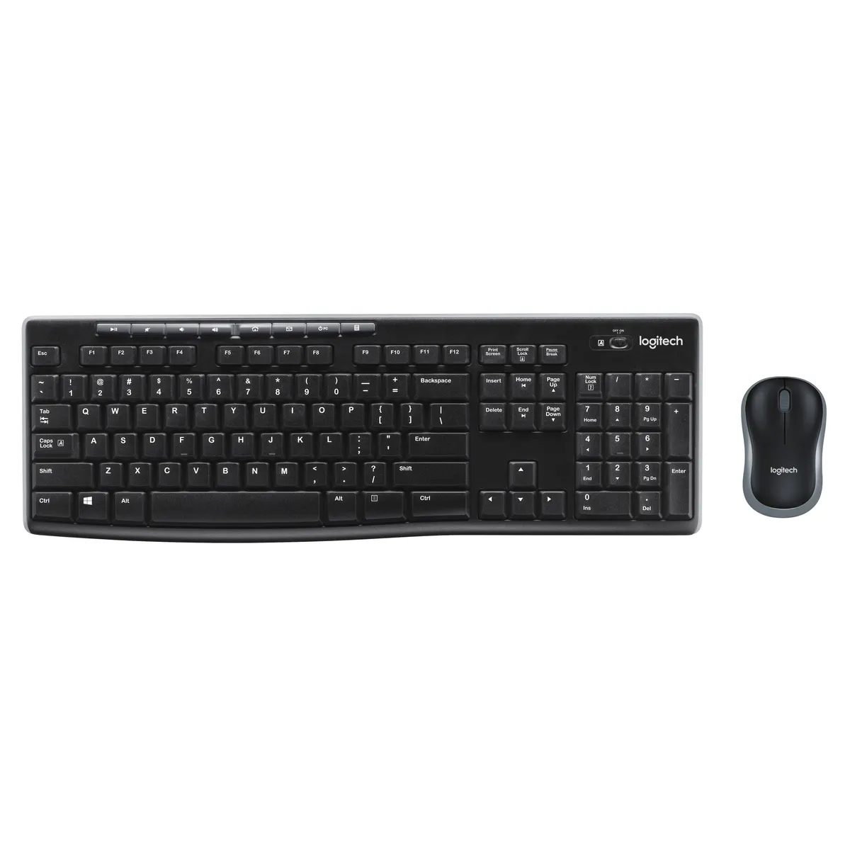 Logitech 920-004510 MK270 vezeték nélküli billentyűzet és egér AZERTY kiosztás fekete #1