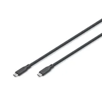 Assmann AK-300342-010-S USB-C-USB-C kábel 1 m USB 3.2 Gen 2 10 Gbps Fekete mágneses árnyékolás #1