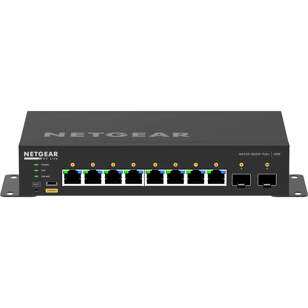 Netgear GSM4210PX-100EUS GSM4210PX 8 portos PoE menedzselt kapcsoló, L2 és L3, Gigabit Ethernet, 24 Gbps, keretállvány kompatibilis #1