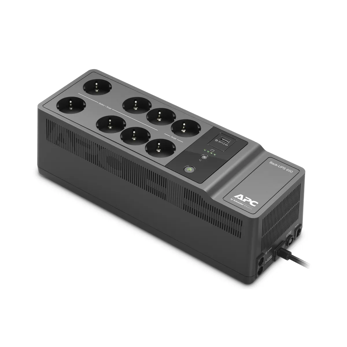 APC BE650G2-GR Back-UPS ES 650VA 400W 230V USB töltőport 8 kimenet #1