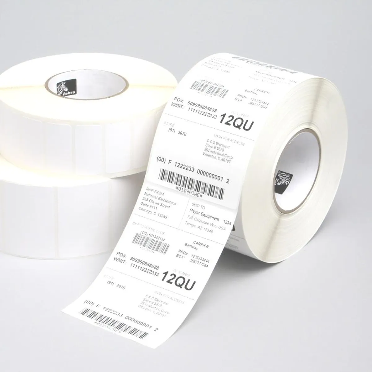 Zebra 880018-038 Z-Perform 1000T fehér címke 76x38 mm tekercsenként 3634 db #1