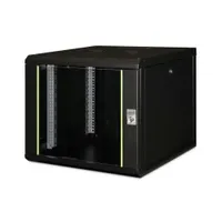 Assmann DN-19 09U-6-6-SW falra szerelhető szekrény 600x600 mm fekete IP20 biztonsági kulcs