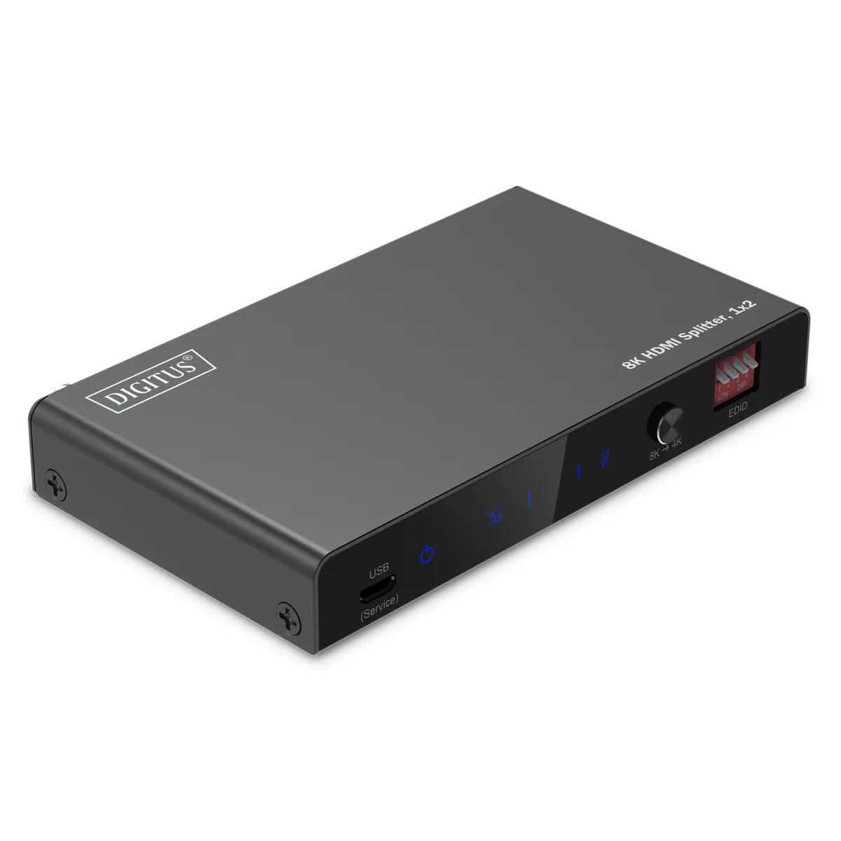 Assmann DS-55339 8K HDMI szétosztó 1x2 4:4:4 EDID vezérlés #1