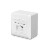 Assmann DN-9006-N Digitus cat 6 moduláris fal aljzat RJ-45 árnyékolt fehér 80x80 mm