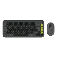 Logitech 920-013106 POP Icon Combo mini bluetooth billentyűzet egér grafit és zöld qwertz