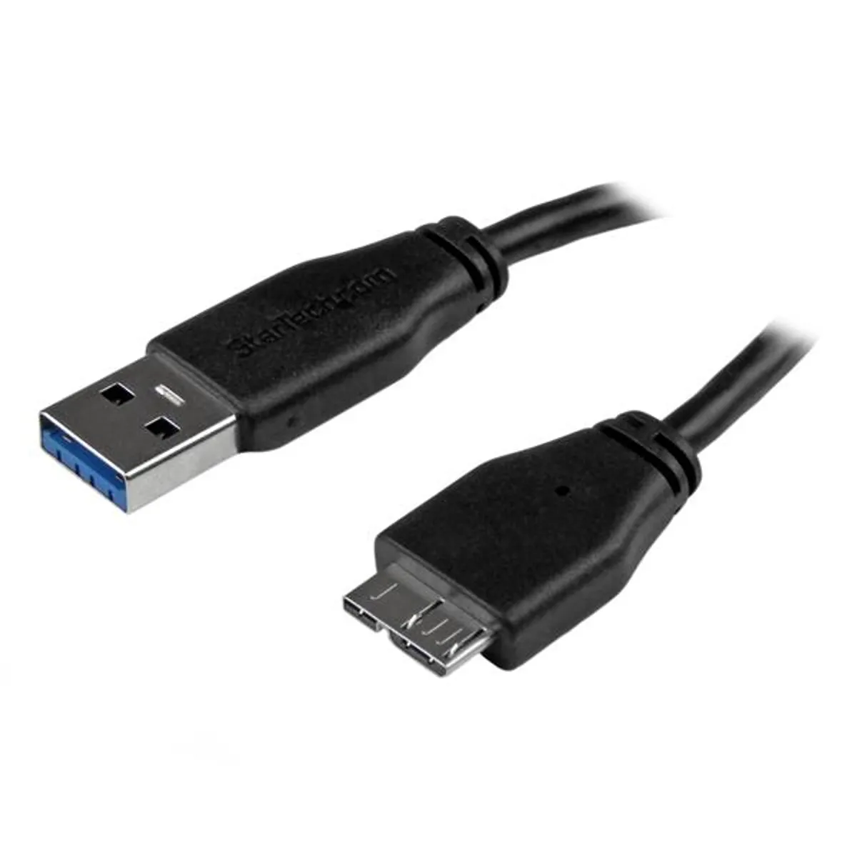 Startech.com USB3AUB15CMS USB A-Micro B kábel 0,15 m USB 3.2 Gen 1 nikkel érintkezők fekete #1