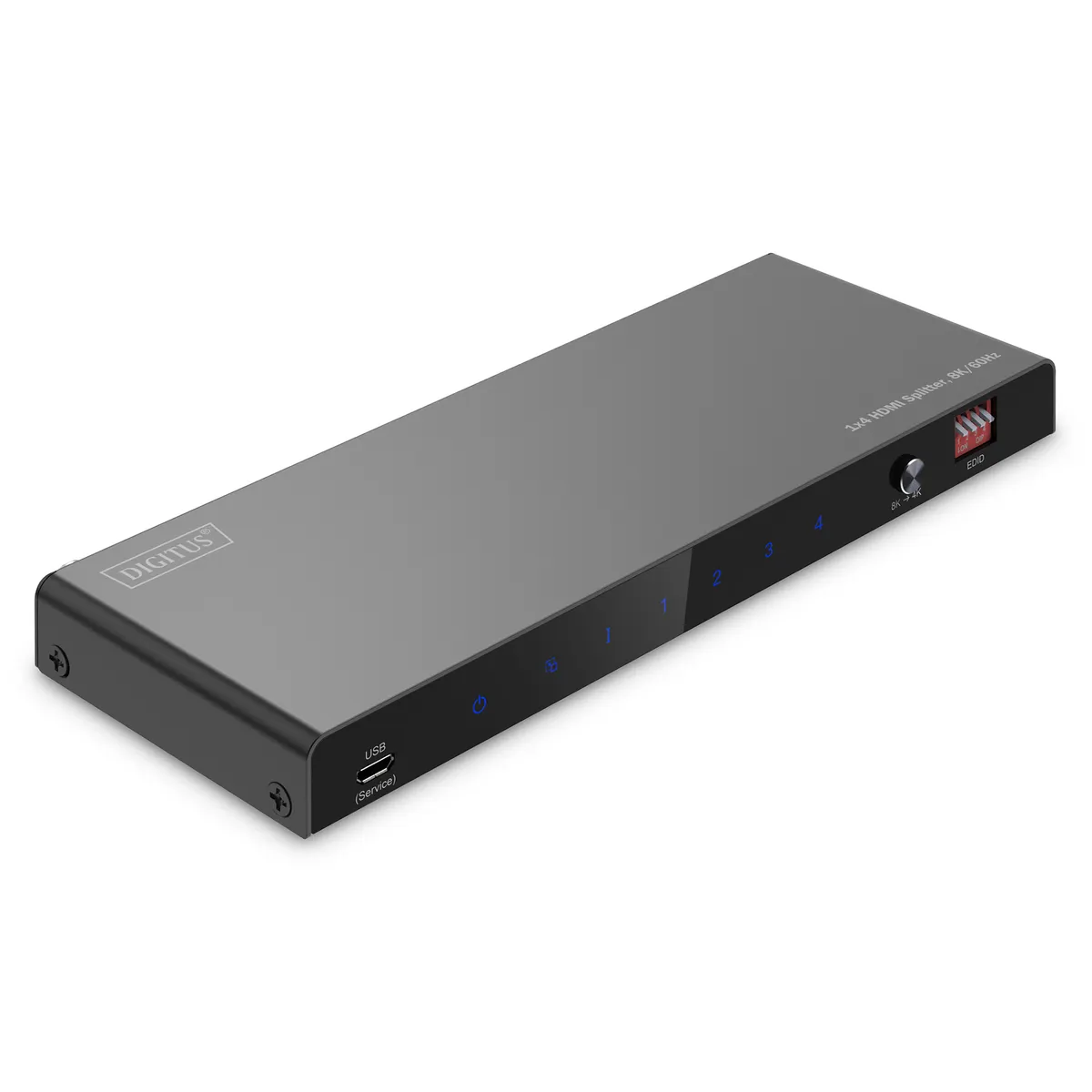 Assmann DS-55340 8K HDMI osztó 1x4 8K60Hz Toslink EDID #1