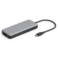 Assmann DA-70915 USB-C dokkolóállomás 8-port 2x HDMI 3x USB-A 1x RJ45 SD MicroSD PD 100W