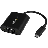 Startech.com CDP2VGASA usb-c to vga adapter 2048x1280 60 hz fekete