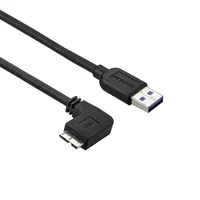 Startech.com USB3AU50CMLS USB A-Micro-B kábel 0,5 m USB 3.2 Gen 1 5 Gbps fekete nikkel érintkezők