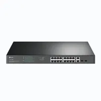 TP-Link TL-SG1218MP 18-portos gigabit PoE rackkapcsoló 16 PoE portok 2x SFP