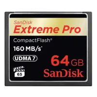 Sandisk SDCFXPS-064G-X46 Extreme Pro CF 64GB UDMA7 160MBps 150MBps -25C-85C