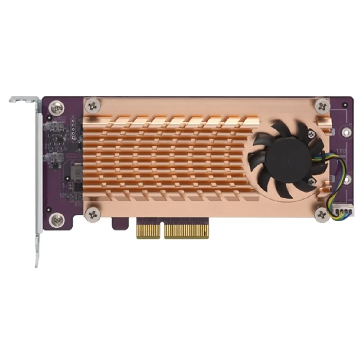 QNAP QM2-2P-244A QM2 bővítő kártya 2x M.2 NVMe PCIe Gen3 x4 #1