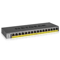 Netgear GS116LP-100EUS GS116LP 16-portos PoE gigabites kapcsoló nem kezelt rackbeépíthető