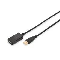 Assmann DA-70130-4 usb 2.0 repeater kábel USB-A to USB-A 5 m fekete