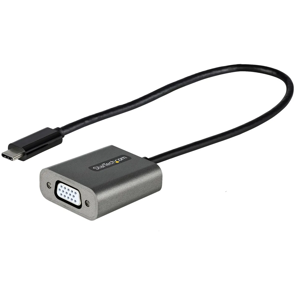 Startech.com CDP2VGAEC USB-C to VGA adapter 12" attached cable 1920x1200 #1