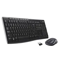 Logitech 920-004509 MK270 vezeték nélküli egér-billentyűzet fekete