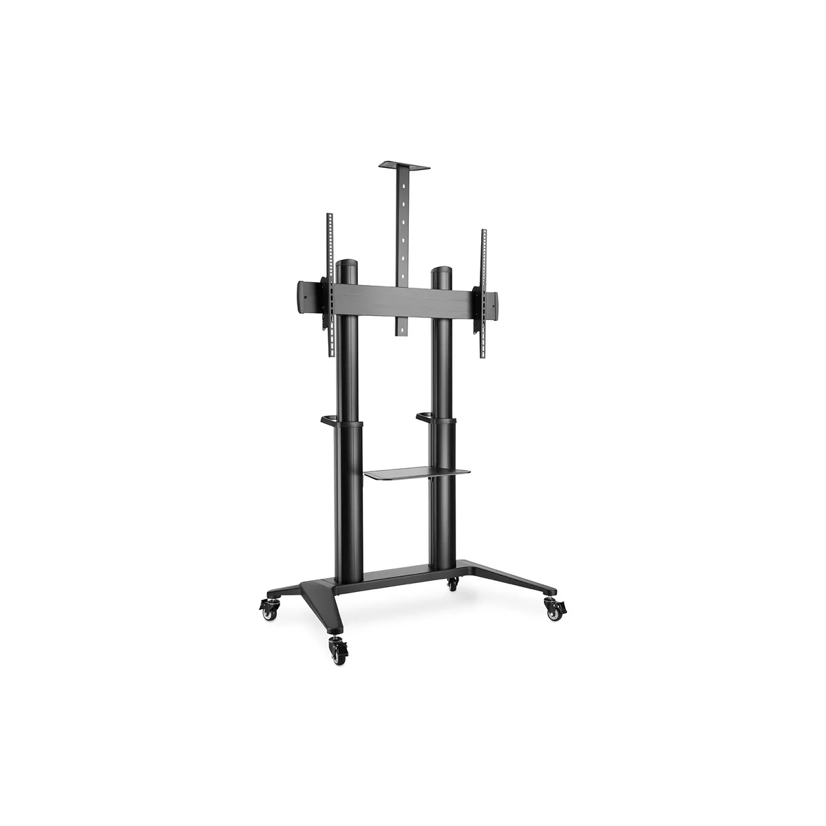 Assmann DA-90452 tévé- és monitorkonzol terhelhetőség 140 kg 70"-120" VESA 200x200-1000x600 magasság 1250-1600 mm billentés -10-től 5-ig fok fekete #1
