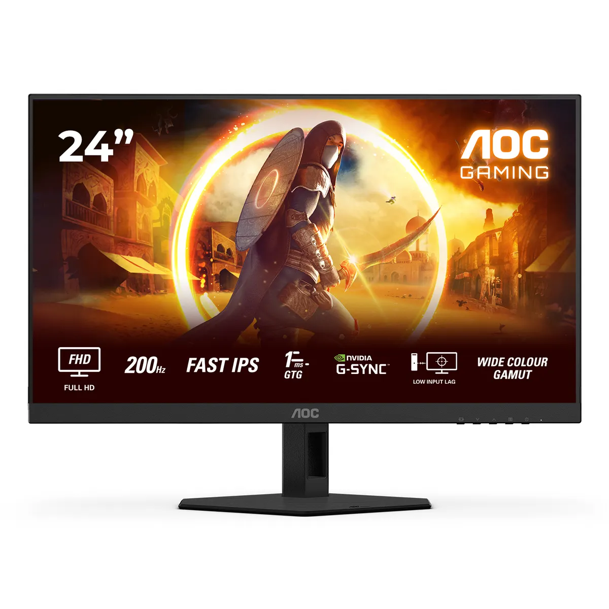 AOC 24G4HRE ips led 23.8" 1920x1080 1 ms beépített hangszóró VESA #1
