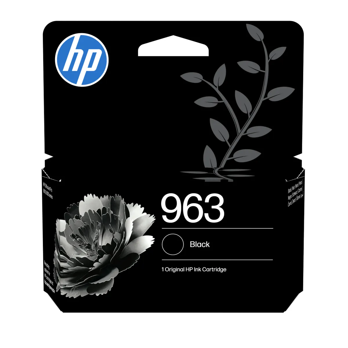HP Inc. 3JA26AEBGY 963 fekete eredeti tintapatron pigment alapú tinta 24,09 ml 1000 oldal 1 db csomag standard teljesítmény #1