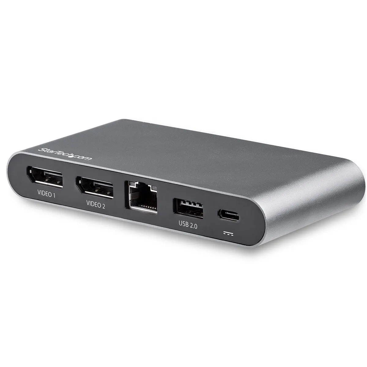 Startech.com DK30C2DAGPD kétmonitoros USB-C dokkolóállomás fekete 100 W PD ethernet 1 Gbps 4k 60Hz #1