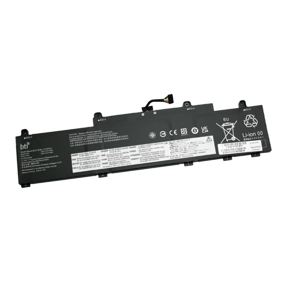 Origin Storage L21D3PG2-BTI ThinkPad L14 Gen 3 Intel Li-ion 57Wh 11.52V fekete #1