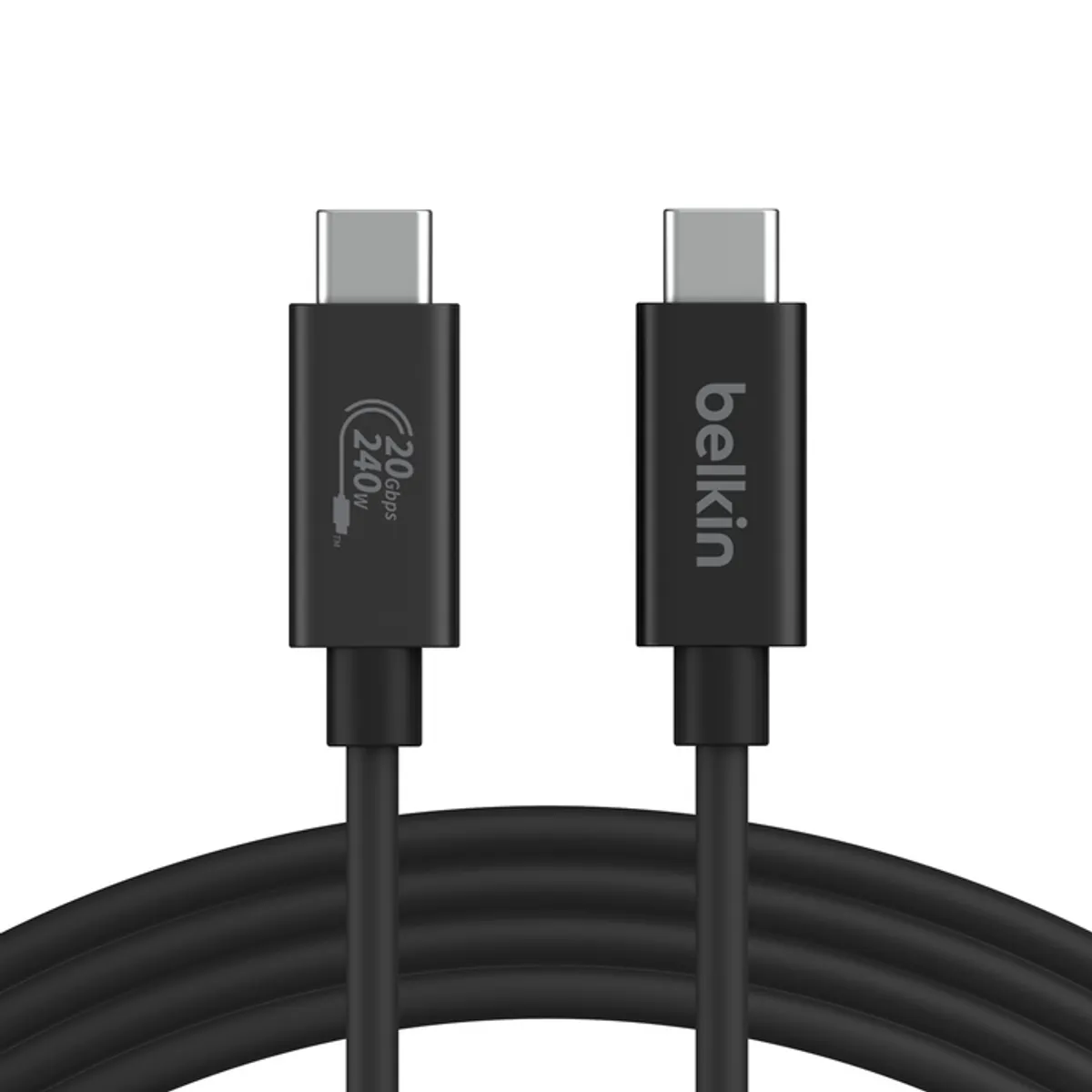Belkin INZ004BT2MBK USB4 Gen 2x2 USB-C kábel 240W 20Gbps 2m fekete #1