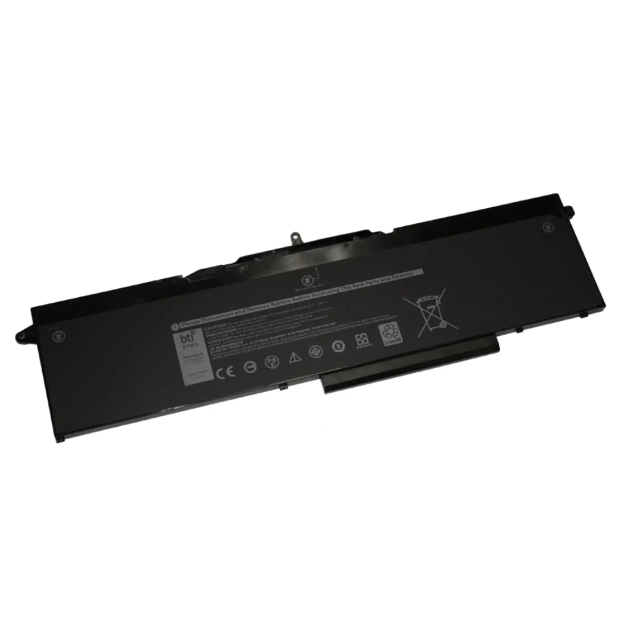 Origin Storage 1FXDH-BTI BTI 6C akkumulátor Latitude 5501 5511 Li-ion 97Wh 8290 mAh 11,7V Fekete #1