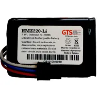 GTS HMZ220-LI Zebra MZ220 MZ320 csereakkumulátor 7.4V 1620mAh fekete
