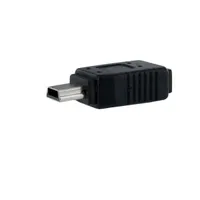 Startech.com UUSBMUSBFM micro USB to mini USB adapter nikkelezett érintkezők fekete